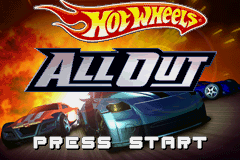 Hot Wheels - All Out Title Screen